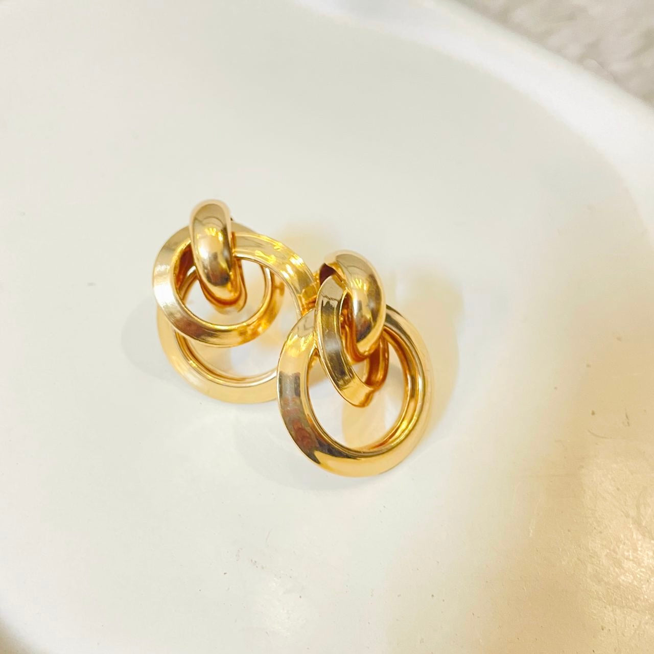 Chunky Golden Earrings