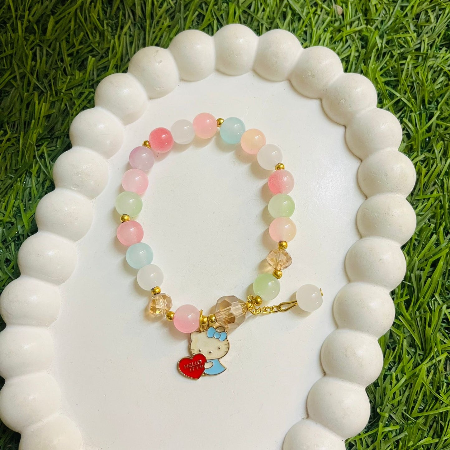 Charm Beaded Bracelet