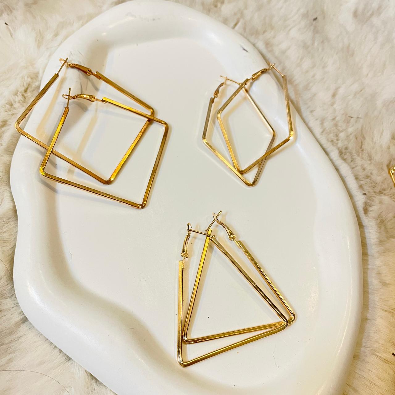 Large Gold Hoops