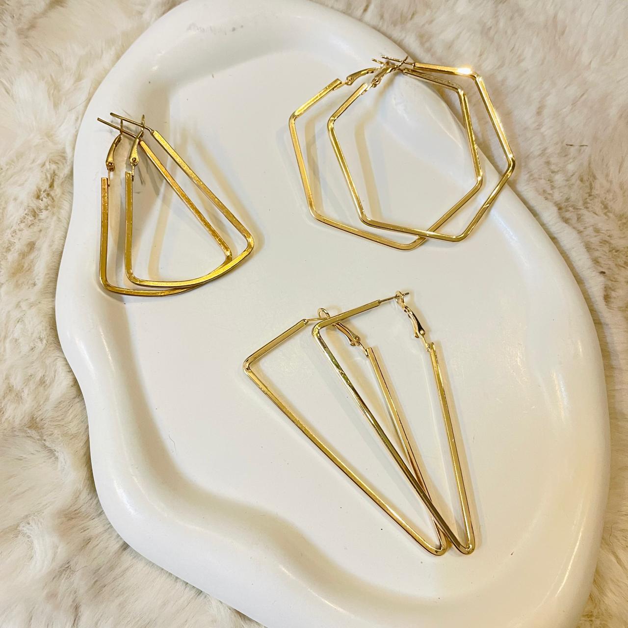 Large Gold Hoops