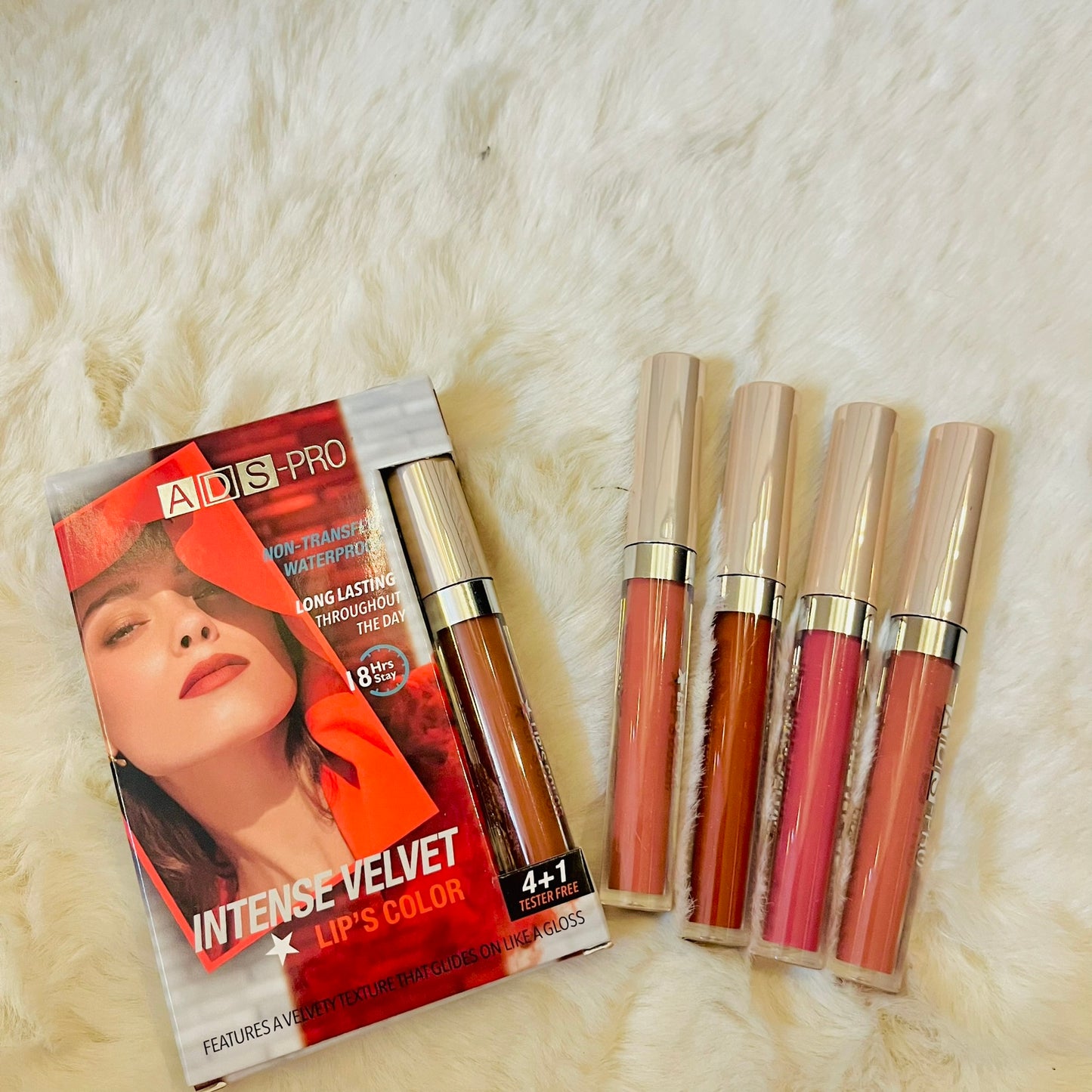 Ads- Pro Velvet Matte Lipstick Pack of 5