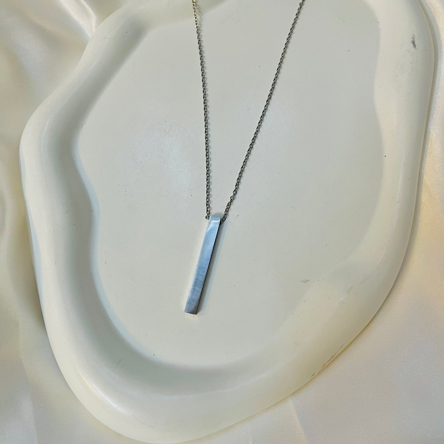 Silver Bar Unisex Pendant