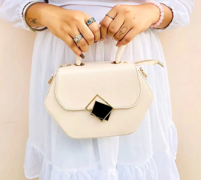 Diamond Beige Bag