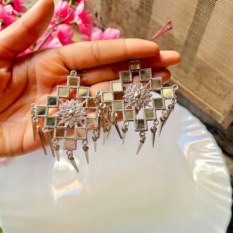 Mirror Jhumka