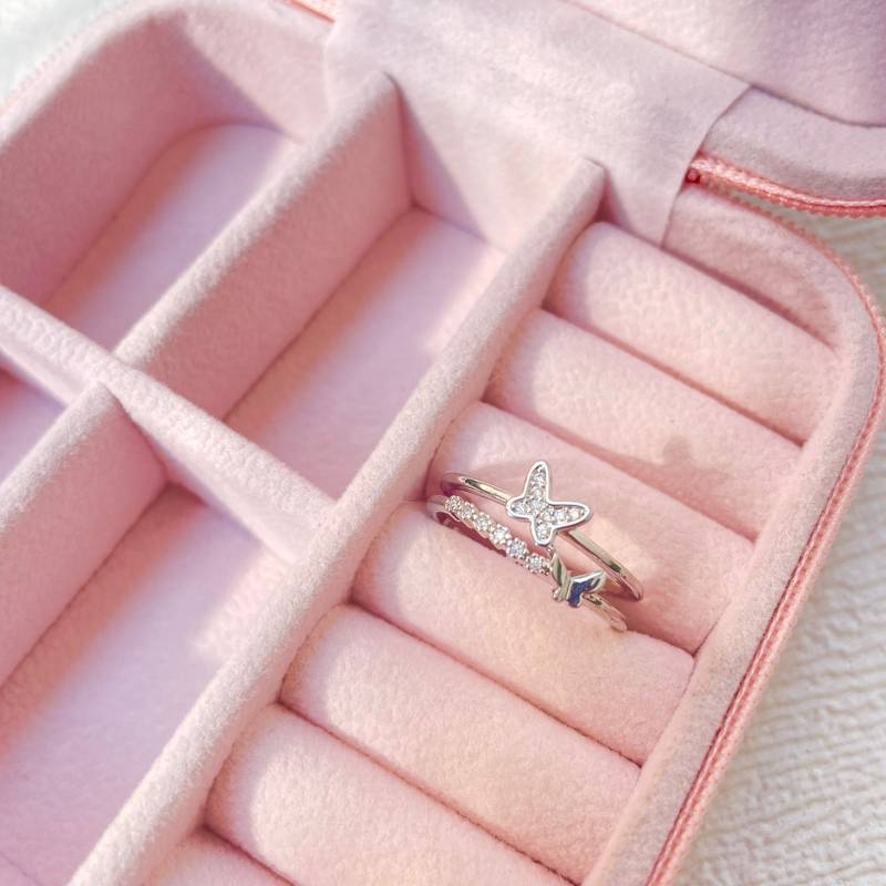 Layered Butterfly Ring