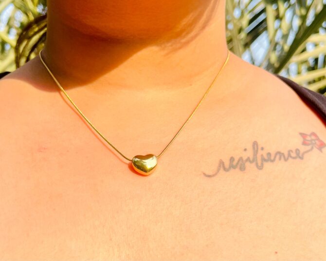 Minimal Heart Pendant
