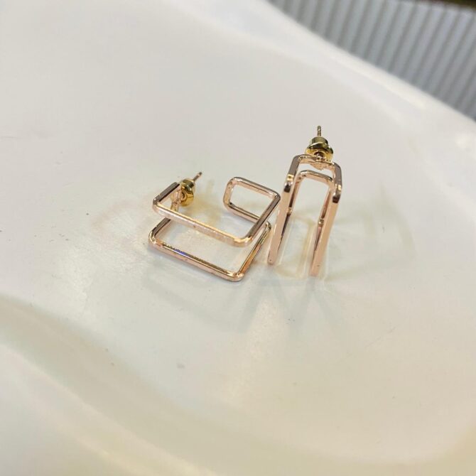 Eva Rosegold Earrings - Image 6