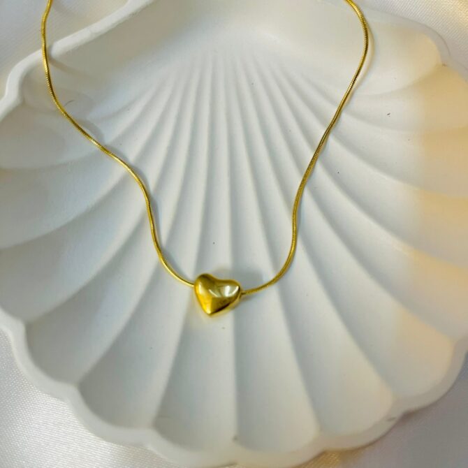 Minimal Heart Pendant - Image 2