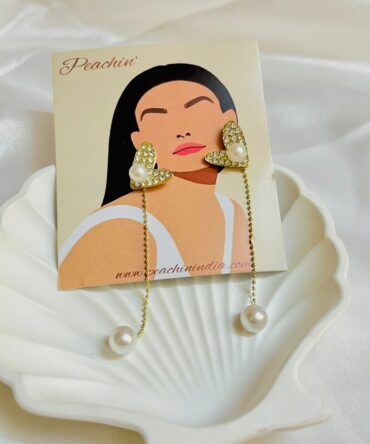 Korean Pearl Drop Earrings