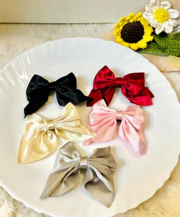Rachel Satin Bow Clip