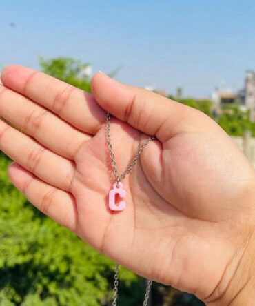 Acrylic Initial Pendants