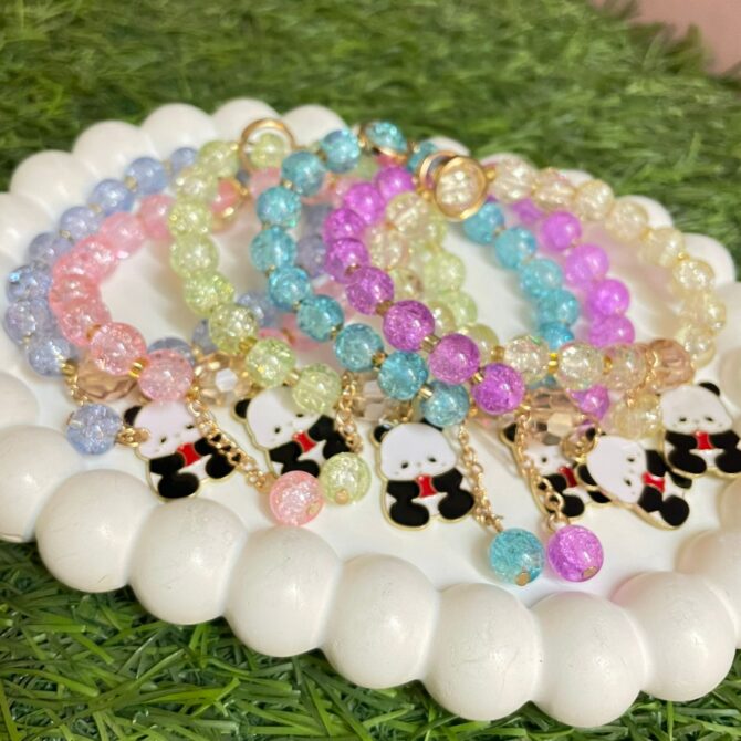 Panda Charm Beaded Bracelet - Image 3